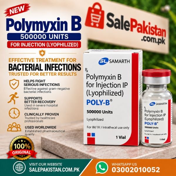 Polymyxin B For Injection 500,000 IU In Pakistan thumbnail 2