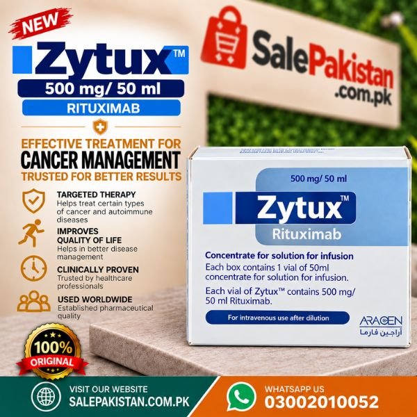 Zytux Rituximab Injection 500mg 50ml In Pakistan thumbnail 2