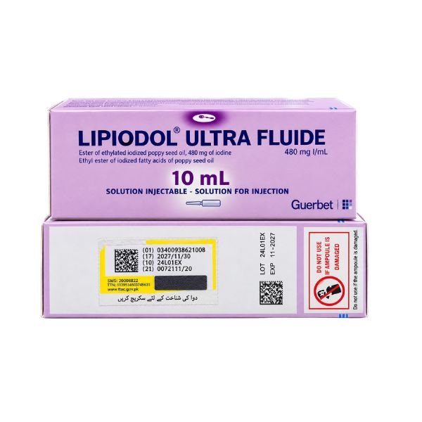 Lipiodol Ultra Fluide Injection 10ml In Pakistan thumbnail 2