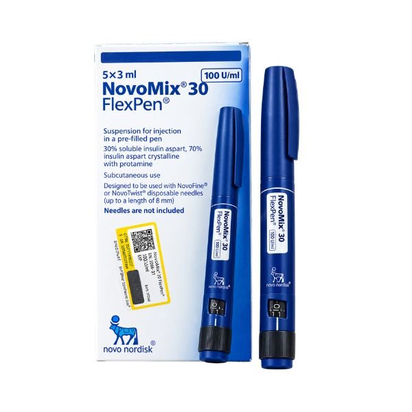 Novomix 30 Flexpens 100Iu/Ml 5x3ml In Pakistan thumbnail 2