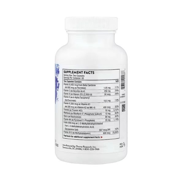 Thorne Basic Nutrients 2/Day Capsules Price in Pakistan thumbnail 4