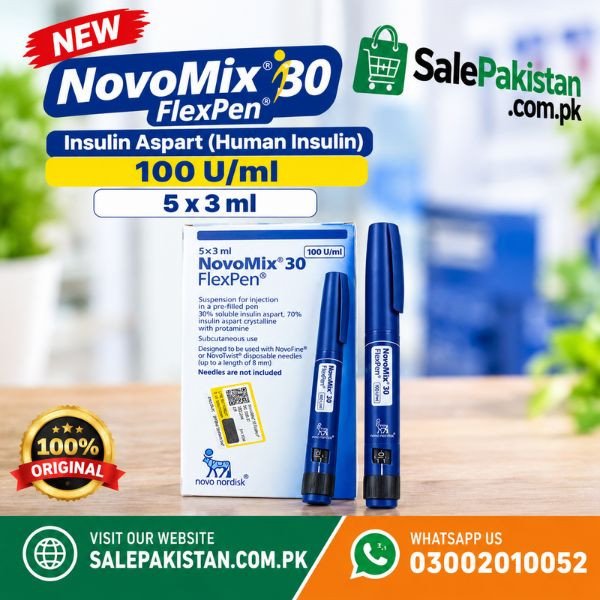 Novomix 30 Flexpens 100Iu/Ml 5x3ml In Pakistan