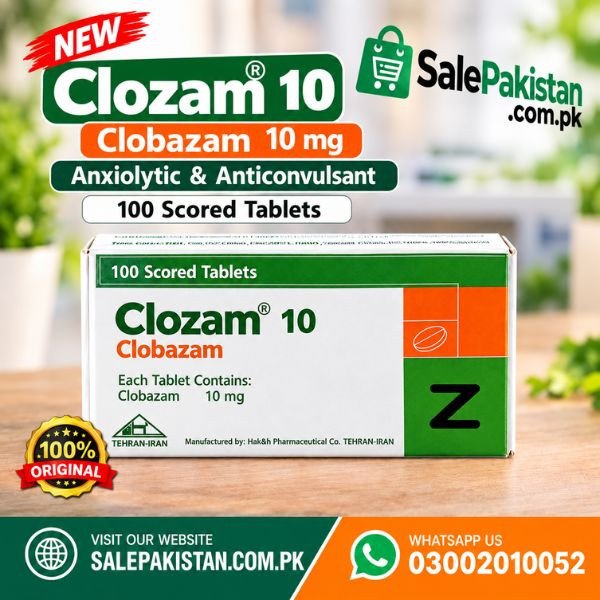 Clobazam 10 mg Tablet (Clobazam) In Pakistan