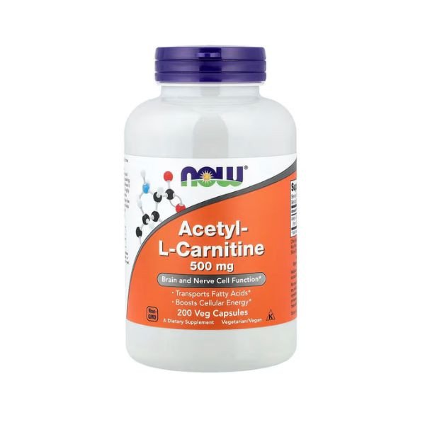NOW Foods Acetyl-L-Carnitine 500mg 200 Veg Capsules Price in Pakistan