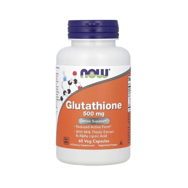 NOW Foods Glutathione 500mg With Milk Thistle &amp; Alpha Lipoic Acid 60 Veg Capsules in Pakistan